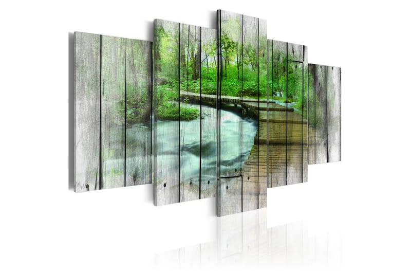 Bilde Forest Of Secrets 100x50 - Artgeist sp. z o. o. - Innredning - Bilder & kunst - Lerretsbilder