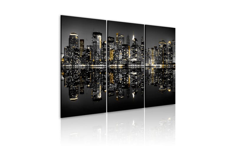 Bilde Glittering New York 120x80 - Artgeist sp. z o. o. - Innredning - Bilder & kunst - Lerretsbilder