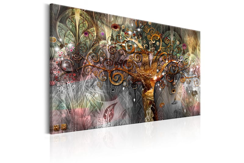 Bilde Gold Tree 90x60 - Artgeist sp. z o. o. - Innredning - Bilder & kunst - Lerretsbilder