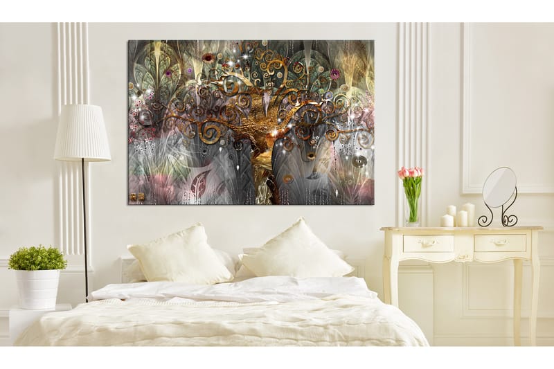 Bilde Gold Tree 90x60 - Artgeist sp. z o. o. - Innredning - Bilder & kunst - Lerretsbilder