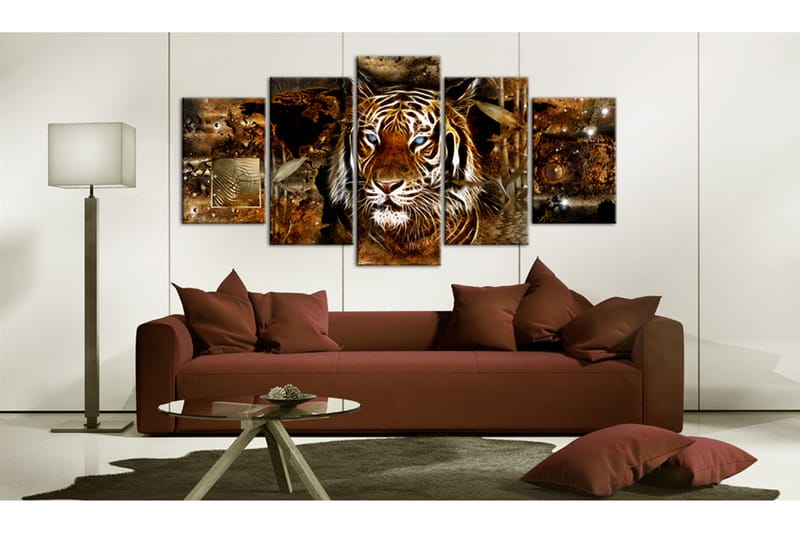 Bilde Golden Jungle 200x100 - Artgeist sp. z o. o. - Innredning - Bilder & kunst - Lerretsbilder