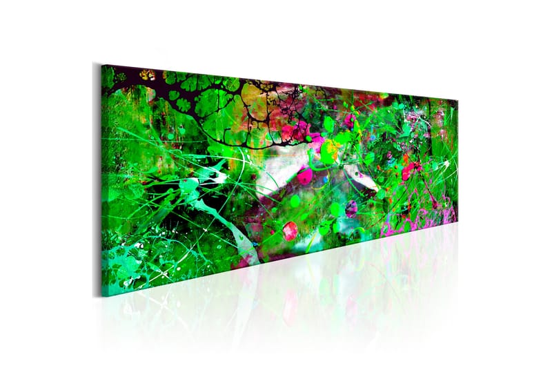 Bilde Green Fantasy 150x50 - Artgeist sp. z o. o. - Innredning - Bilder & kunst - Lerretsbilder