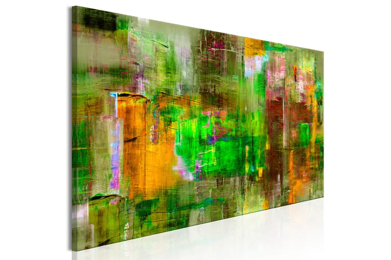 Bilde Green Land 120x40 - Artgeist sp. z o. o. - Innredning - Bilder & kunst - Lerretsbilder