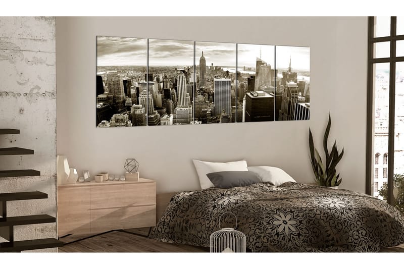 Bilde Grey Manhattan 225x90 - Artgeist sp. z o. o. - Innredning - Bilder & kunst - Lerretsbilder