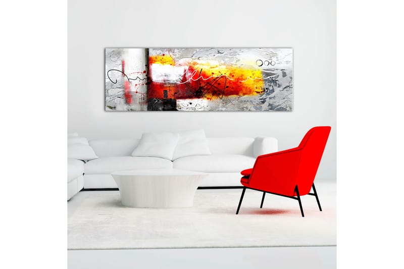 Bilde Hammer 1 Part Red Narrow 150x50 - Artgeist sp. z o. o. - Innredning - Bilder & kunst - Lerretsbilder