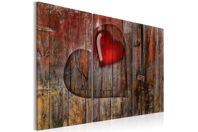 Bilde Heart To Heart 60x40 - Artgeist sp. z o. o. - Innredning - Bilder & kunst - Lerretsbilder