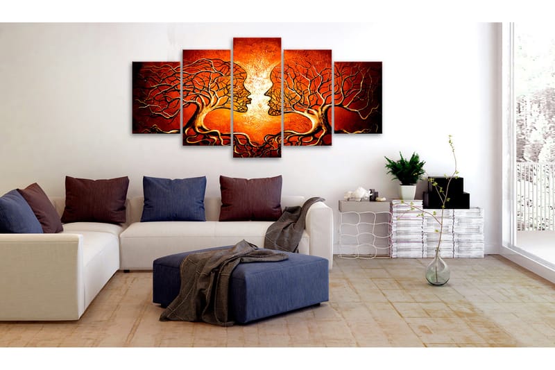 Bilde Heat Of Love 200x100 - Artgeist sp. z o. o. - Innredning - Bilder & kunst - Lerretsbilder