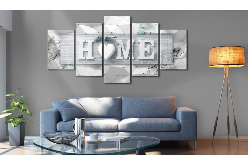 Bilde Home Melody Of Modernity 100x50 - Artgeist sp. z o. o. - Innredning - Bilder & kunst - Lerretsbilder