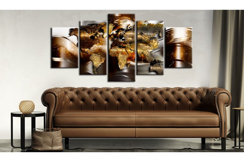 Bilde Honey Continents 100x50 - Artgeist sp. z o. o. - Innredning - Bilder & kunst - Lerretsbilder