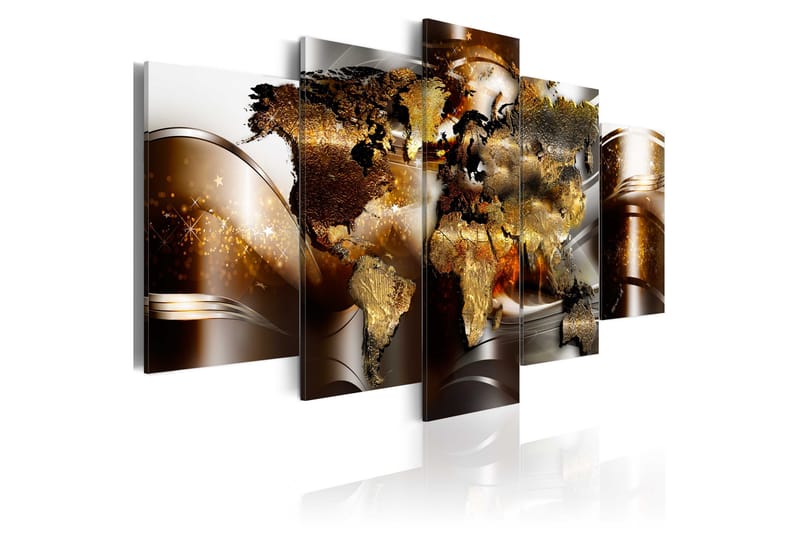 Bilde Honey Continents 100x50 - Artgeist sp. z o. o. - Innredning - Bilder & kunst - Lerretsbilder