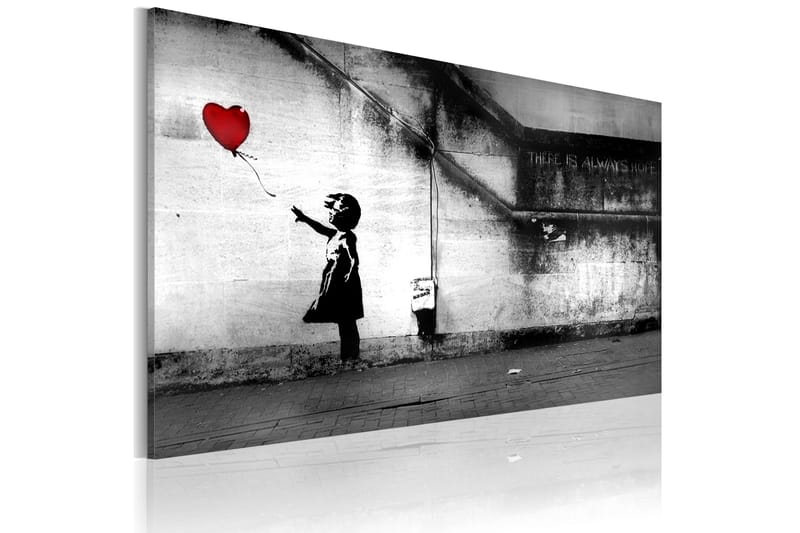 Bilde Hope Banksy 60x40 - Artgeist sp. z o. o. - Innredning - Bilder & kunst - Lerretsbilder