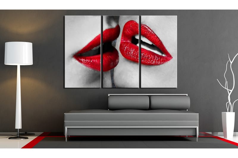 Bilde Hot Lips 120x80 - Artgeist sp. z o. o. - Innredning - Bilder & kunst - Lerretsbilder