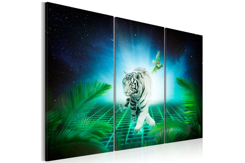 Bilde Ice Tiger 60x40 - Artgeist sp. z o. o. - Innredning - Bilder & kunst - Lerretsbilder