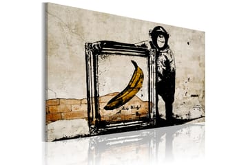 Bilde Inspired By Banksy Sepia 60x40