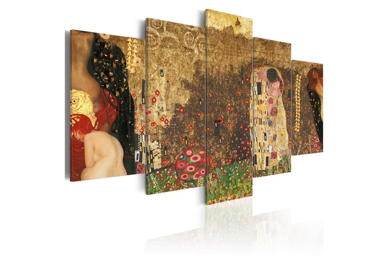 Bilde Klimt's Muses 100x50 - Artgeist sp. z o. o. - Innredning - Bilder & kunst - Lerretsbilder