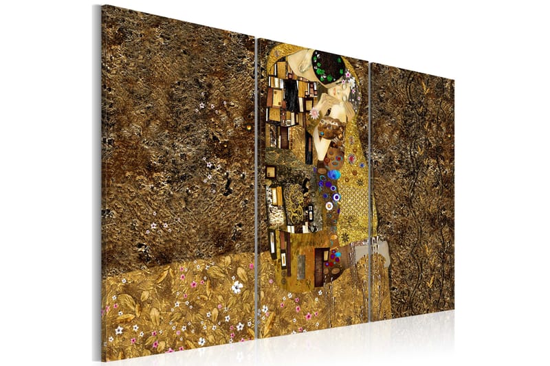 Bilde Klimt Inspiration Kiss 60x40 - Artgeist sp. z o. o. - Innredning - Bilder & kunst - Lerretsbilder