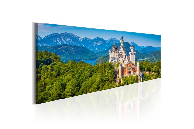 Bilde Magic Places Neuschwanstein Castle 135x45 - Artgeist sp. z o. o. - Innredning - Bilder & kunst - Lerretsbilder