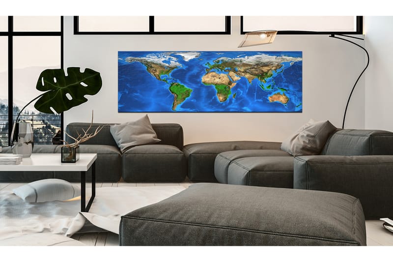 Bilde Magnificent World 150x50 - Artgeist sp. z o. o. - Innredning - Bilder & kunst - Lerretsbilder