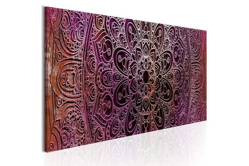 Bilde Mandala Amethyst Energy 135x45 - Artgeist sp. z o. o. - Innredning - Bilder & kunst - Lerretsbilder