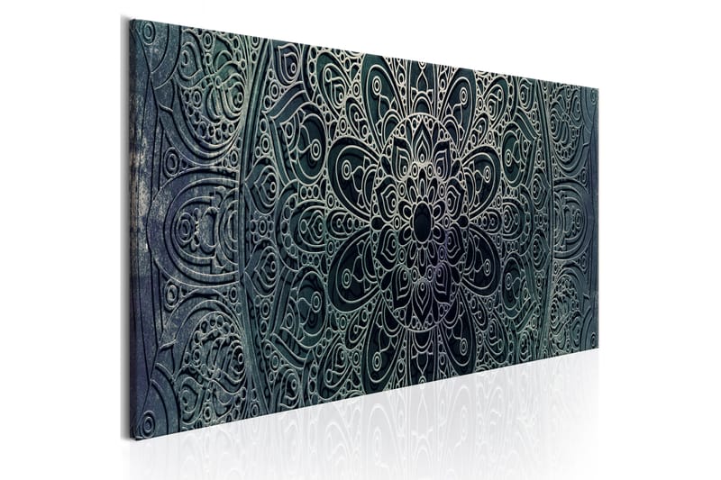 Bilde Mandala Malachite Calm 135x45 - Artgeist sp. z o. o. - Innredning - Bilder & kunst - Lerretsbilder