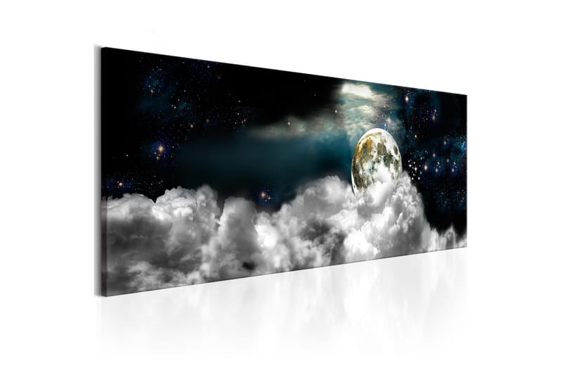 Bilde Moon In The Clouds 135x45 - Artgeist sp. z o. o. - Innredning - Bilder & kunst - Lerretsbilder