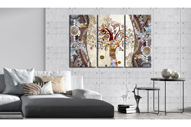 Bilde Mosaic Tree 90x60 - Artgeist sp. z o. o. - Innredning - Bilder & kunst - Lerretsbilder