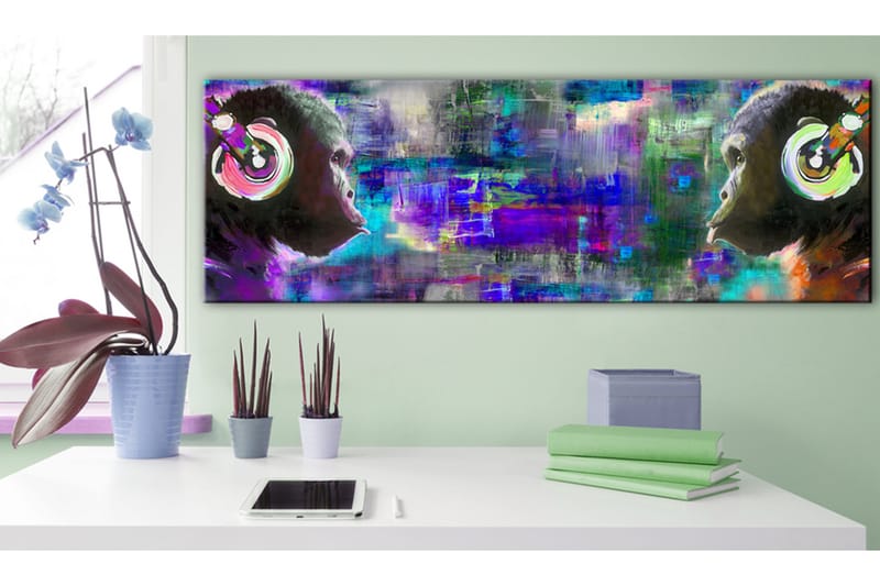 Bilde Musical Rivalry 150x50 - Artgeist sp. z o. o. - Innredning - Bilder & kunst - Lerretsbilder