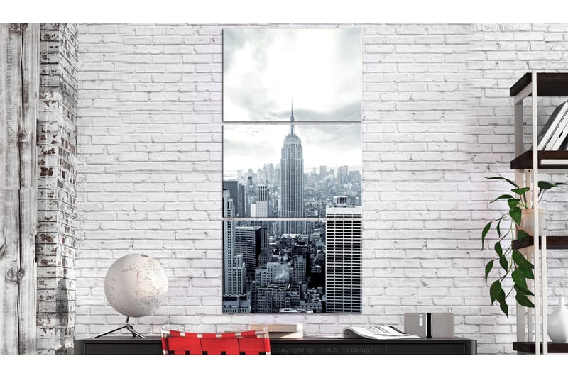 Bilde New York Empire State Building 60x120 - Artgeist sp. z o. o. - Innredning - Bilder & kunst - Lerretsbilder