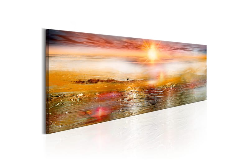 Bilde Orange Sea 120x40 - Artgeist sp. z o. o. - Innredning - Bilder & kunst - Lerretsbilder