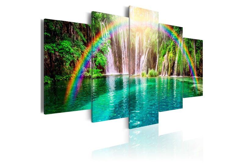 Bilde Rainbow Time 200x100 - Artgeist sp. z o. o. - Innredning - Bilder & kunst - Lerretsbilder