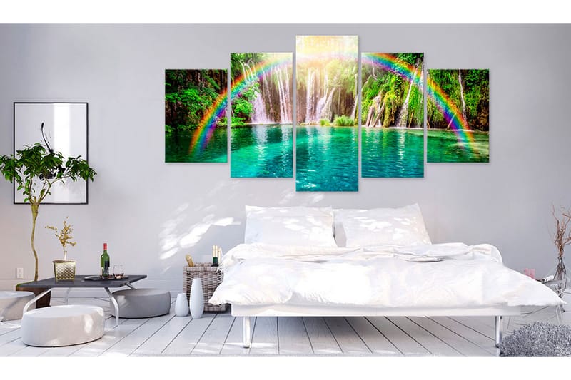 Bilde Rainbow Time 200x100 - Artgeist sp. z o. o. - Innredning - Bilder & kunst - Lerretsbilder