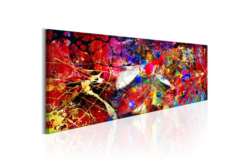 Bilde Red Forest 150x50 - Artgeist sp. z o. o. - Innredning - Bilder & kunst - Lerretsbilder