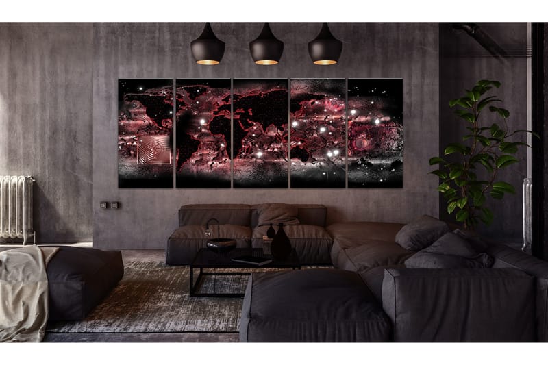 Bilde Red Light 225x90 - Artgeist sp. z o. o. - Innredning - Bilder & kunst - Lerretsbilder