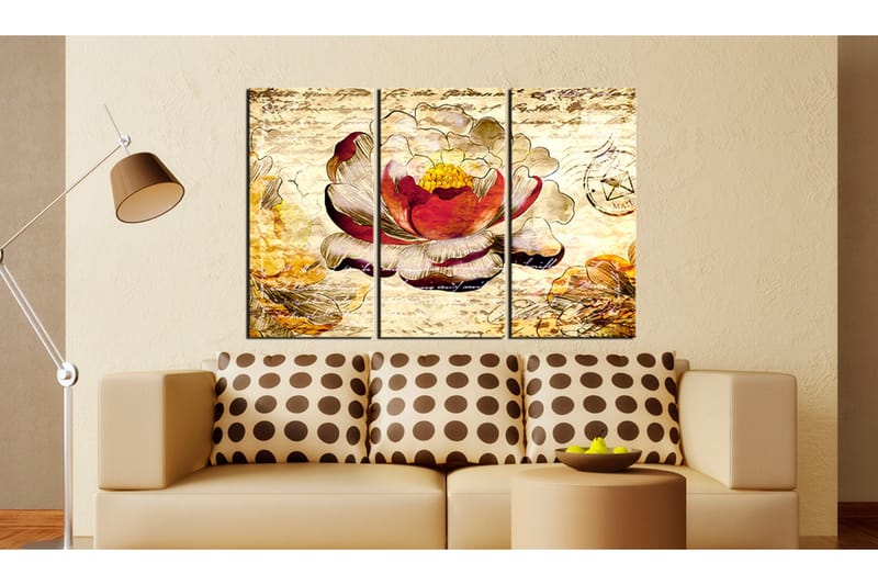 Bilde Retro Flower 60x40 - Artgeist sp. z o. o. - Innredning - Bilder & kunst - Lerretsbilder