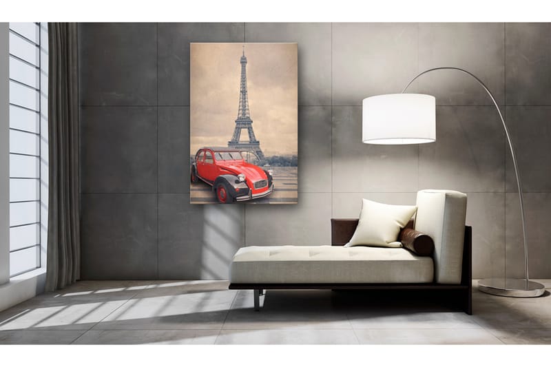 Bilde Retro Paris 60x90 - Artgeist sp. z o. o. - Innredning - Bilder & kunst - Lerretsbilder