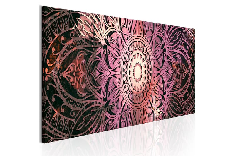 Bilde Ruby Mandala 150x50 - Artgeist sp. z o. o. - Innredning - Bilder & kunst - Lerretsbilder