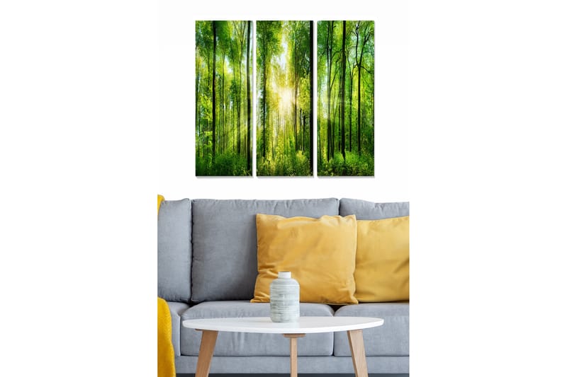 Bilde Scenic 3-pk Flerfarget - 22x05 cm - Innredning - Bilder & kunst - Lerretsbilder