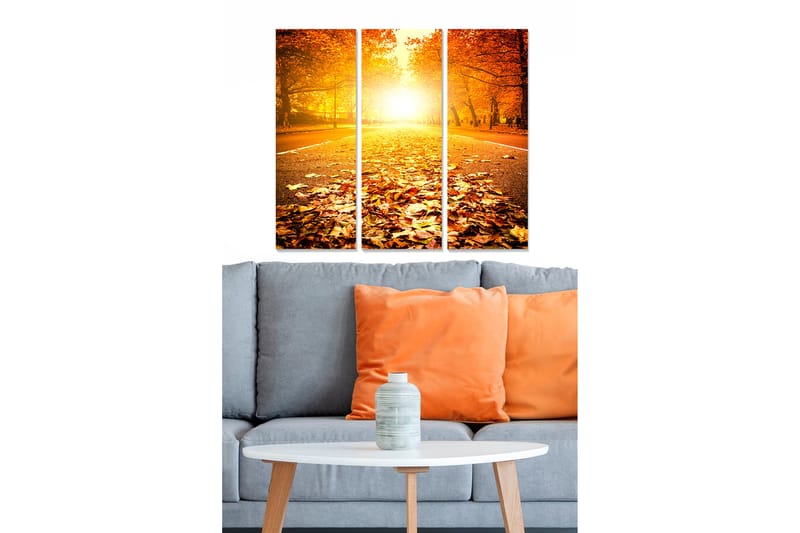 Bilde Scenic 3-pk Flerfarget - 22x05 cm - Innredning - Bilder & kunst - Lerretsbilder