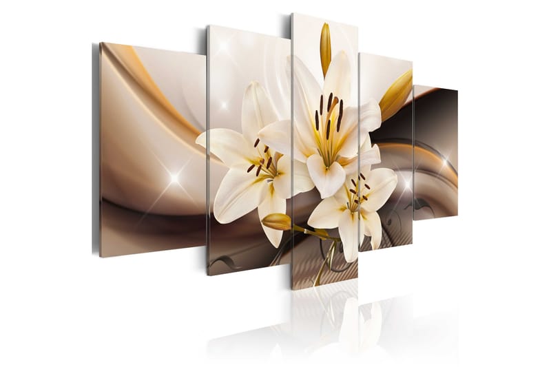 Bilde Shiny Lily 100x50 - Artgeist sp. z o. o. - Innredning - Bilder & kunst - Lerretsbilder