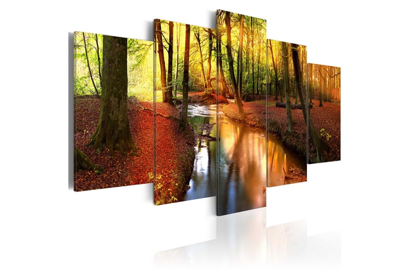 Bilde Silent Forest 100x50 - Artgeist sp. z o. o. - Innredning - Bilder & kunst - Lerretsbilder