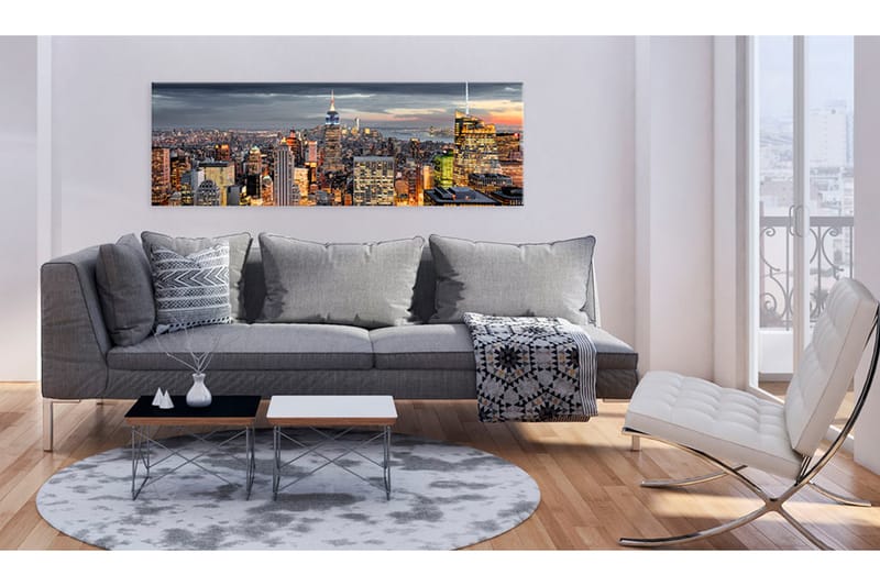 Bilde Sleepless In The City 150x50 - Artgeist sp. z o. o. - Innredning - Bilder & kunst - Lerretsbilder