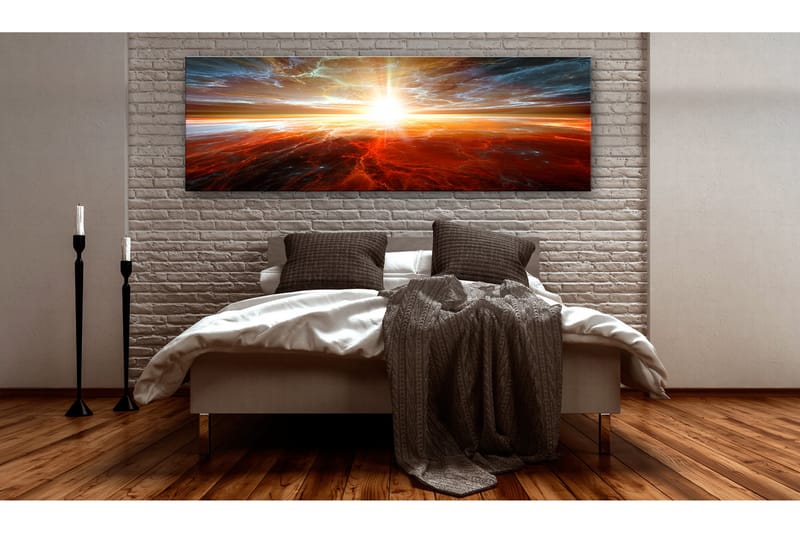 Bilde Space And Time Warp 120x40 - Artgeist sp. z o. o. - Innredning - Bilder & kunst - Lerretsbilder