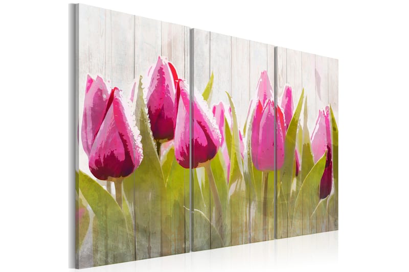 Bilde Spring Bouquet Of Tulips 120x80 - Artgeist sp. z o. o. - Innredning - Bilder & kunst - Lerretsbilder