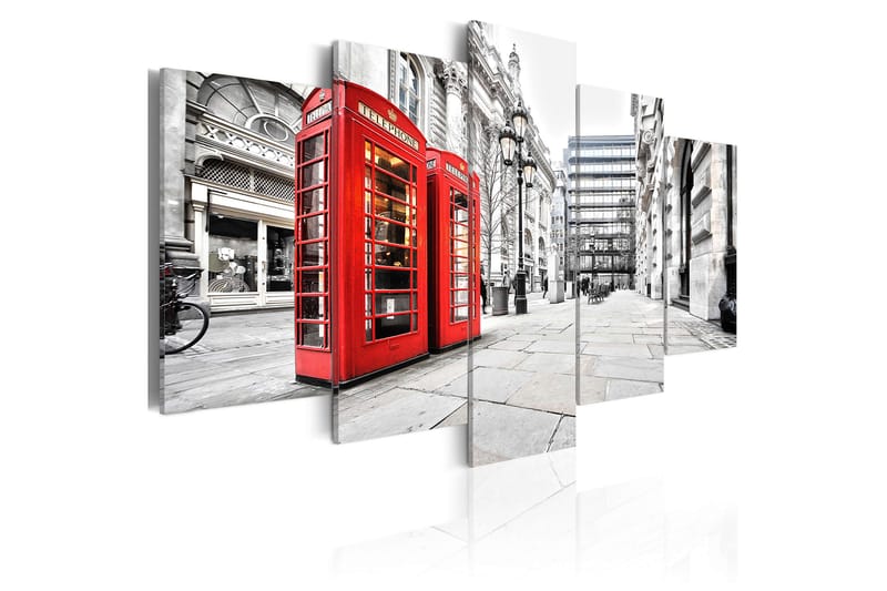 Bilde Street Of London 100x50 - Artgeist sp. z o. o. - Innredning - Bilder & kunst - Lerretsbilder