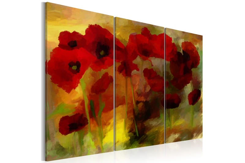 Bilde Sublime poppy 90x60 - Artgeist sp. z o. o. - Innredning - Bilder & kunst - Lerretsbilder