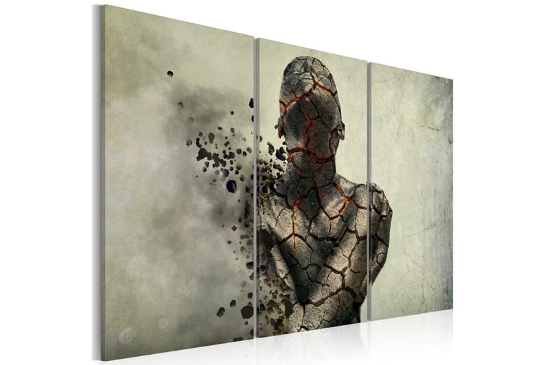 Bilde The Man Of Stone Triptych 120x80 - Artgeist sp. z o. o. - Innredning - Bilder & kunst - Lerretsbilder