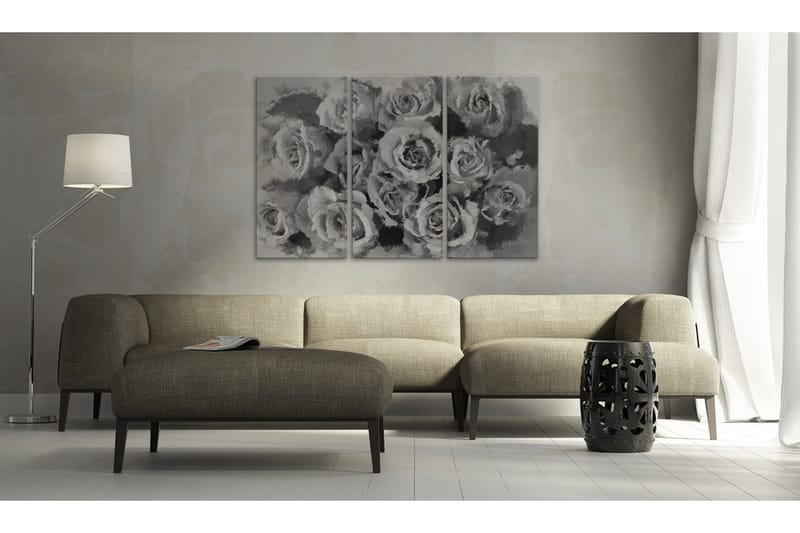 Bilde Tolv Roses Triptyk 60x40 - Artgeist sp. z o. o. - Innredning - Bilder & kunst - Lerretsbilder