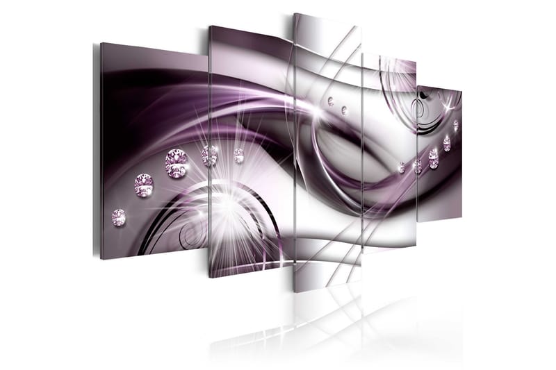 Bilde Violet Glow 100x50 - Artgeist sp. z o. o. - Innredning - Bilder & kunst - Lerretsbilder