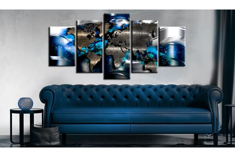 Bilde With Azure Accent 100x50 - Artgeist sp. z o. o. - Innredning - Bilder & kunst - Lerretsbilder