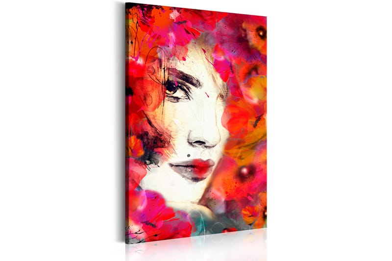 Bilde Woman In Poppies 40x60 - Artgeist sp. z o. o. - Innredning - Bilder & kunst - Lerretsbilder